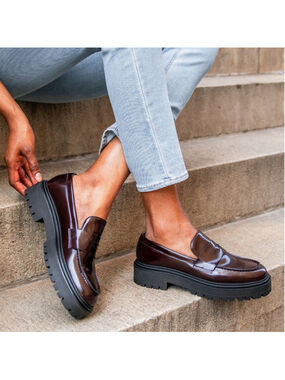 Thursday Boot Co Penny Platform Loafers Lug Sole Size 8.5